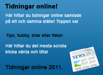 Tidningar online i falkenberg, tips, hobby, bilar eller fiske.